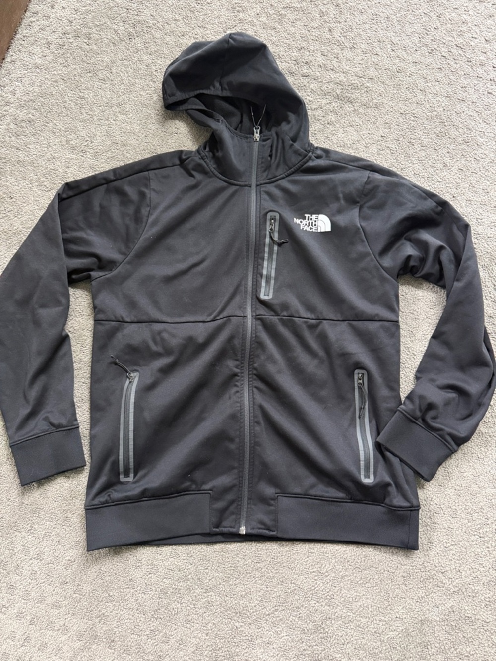 The North Face Black Hooded Softshell Jacket